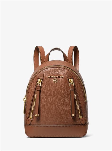 michael kors nicks small pebbled leather backpack|michael kors backpack 2020.